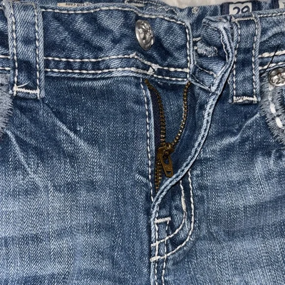 Miss Me Cut-Off 11” Denim Shorts, Size 29 - Picture 9 of 12